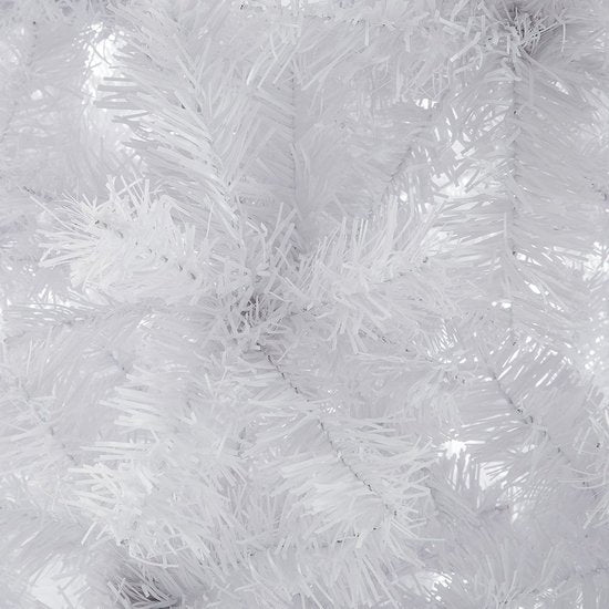 Casaria Kerstboom PVC - Metalen Voet - 180 cm Wit