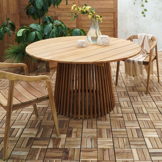 House Nordic Eettafel Lorca - Teak - Naturel - 120cm