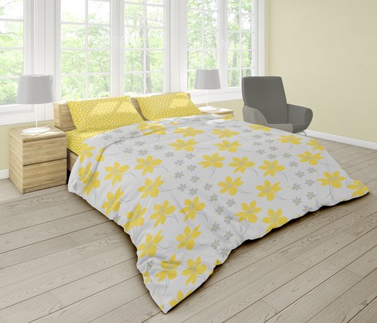 Vitality Pur - Cressida Dekbedovertrek – 200x200/220 cm – Inclusief 2 Kussenslopen 60x70 cm – 100% Katoen