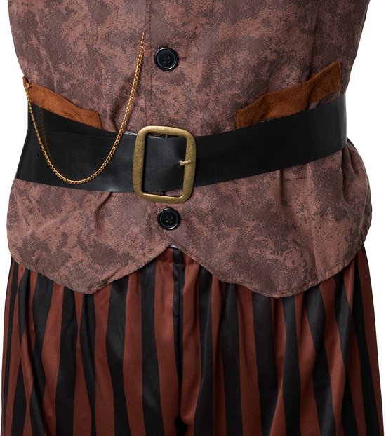 dressforfun - Steampunk avonturier XL - verkleedkleding kostuum halloween verkleden feestkleding carnavalskleding carnaval feestkledij partykleding - 302338