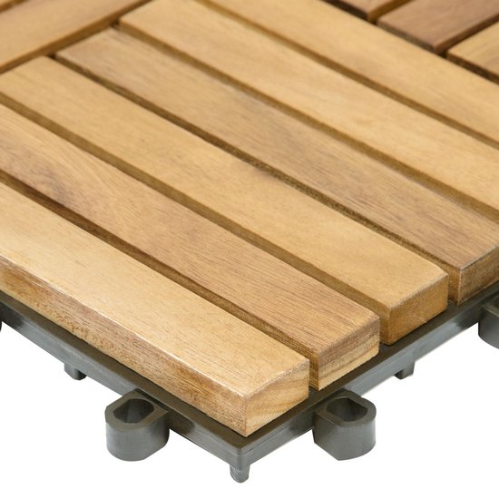 Deuba Houttegel Acacia Quattro Mozaïek FSC®-gecertificeerd Acaciahout 30x30 cm