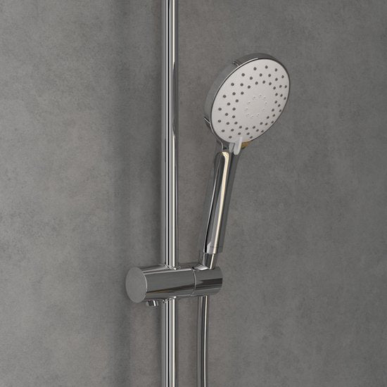 Villeroy & Boch Universal Showers Douchesysteem met drie functies voor wandmontage - chroom