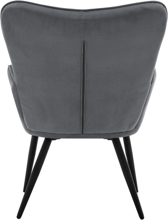 WOLTU Wing Chair, Modern, Relaxstoel, TV-stoel, Comfortabel, Leesstoel, Woonkamer, Fauteuil, Relaxfauteuil, Metalen Poten, Fauteuil