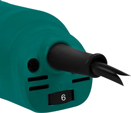 VONROC Oscillerende multitool 350W – Variabel toerental 12.000 – 22.000 p/min. – Incl. Schuurplaat, zaagblad, schraapmes en stofzuigeradapter