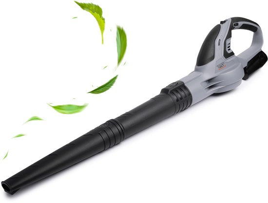 QLT Accu Bladblazer met Lader – Lichtgewicht en Krachtig Tuingereedschap voor Bladeren, Stof en Grasresten – 12V