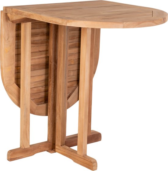 House Nordic Balkontafel Huelva Teakhout Inklapbaar