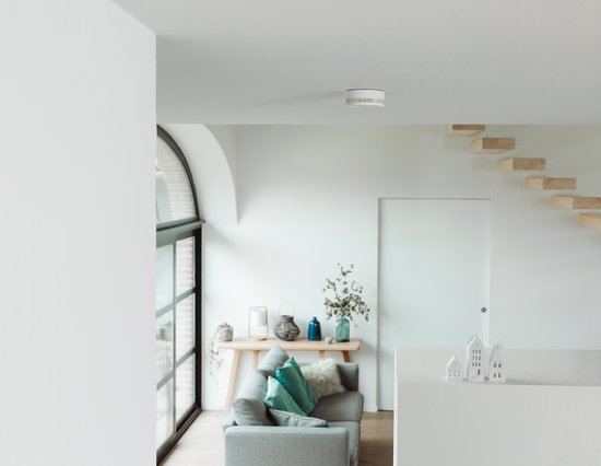 Netatmo Slimme Wi-Fi Rookmelder - Draadloos - Wit - Ø 10 cm