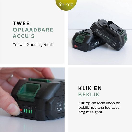 Elektrische snoeischaar - Zwart