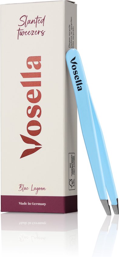 Vosella - Schuine pincet epileer - Wenkbrauwen - Splinters - Hobby - Blue Lagoon