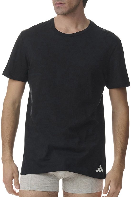 Adidas Crew Neck Shirt Heren (3-pack) - Maat L
