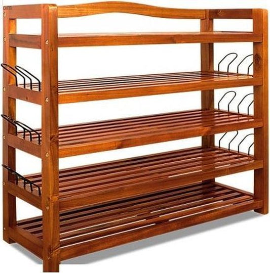 Casaria Schoenenrek 95x26x82cm – 200 kg laadvermogen – Donkerbruin