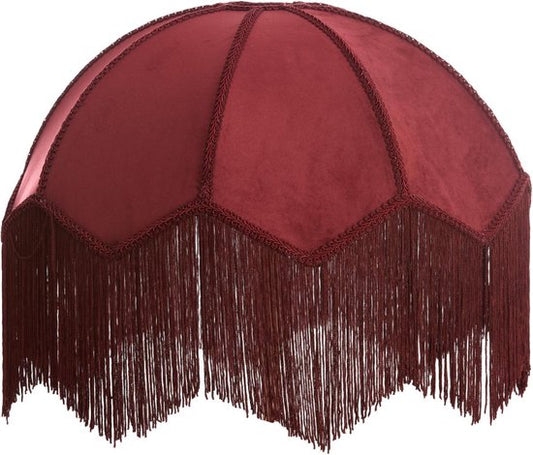 Light & Living Lampenkap Malacia - Donkerrood - Ø45cm - Modern