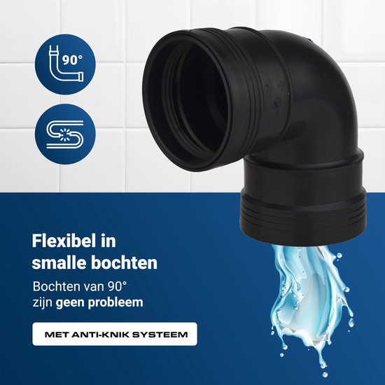 Techweise - Rioolslang geschikt voor Kärcher K2 t/m K7 - 20M - Met 4 achterwaartse hogedruksproeiers