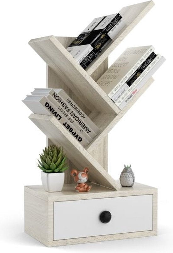 Coast Boekenkast - 5 Vaks - Boomvorm - 30 x 18 x 60 cm
