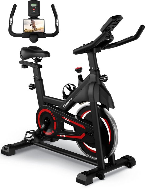Flowsense Hometrainer Velair One - Home Trainer - Magnetische Weerstand - 3KG Vliegwiel - Incl. Tablethouder