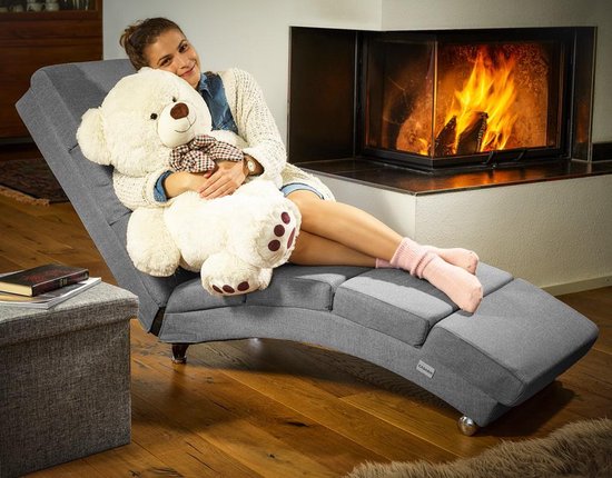 Monzana Knuffelbeer XL - 100cm Staand Pluche - Crème