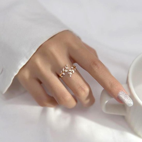 Di Lusso - Ring Creil - Zilver 925 - Rosé - Dames - Multimaat