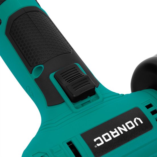 VONROC Accu Haakse Slijper 12V - Incl. Accu, usb-c kabel en slijpschijf