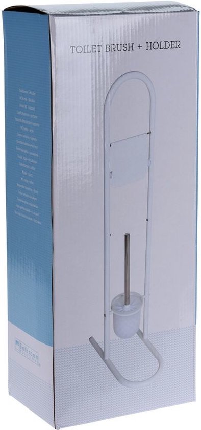 Bathroom Solutions Toiletgarnituur Wit - 30 x 16 x 78 cm
