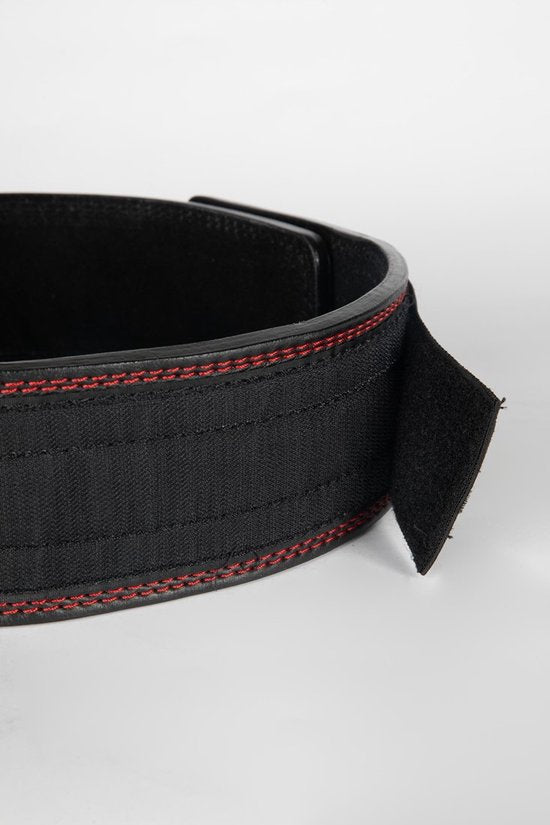 Gorilla Wear Halterriem - 4 Inch Premium Leren Lifting Riempje - Zwart - 2XL/3XL