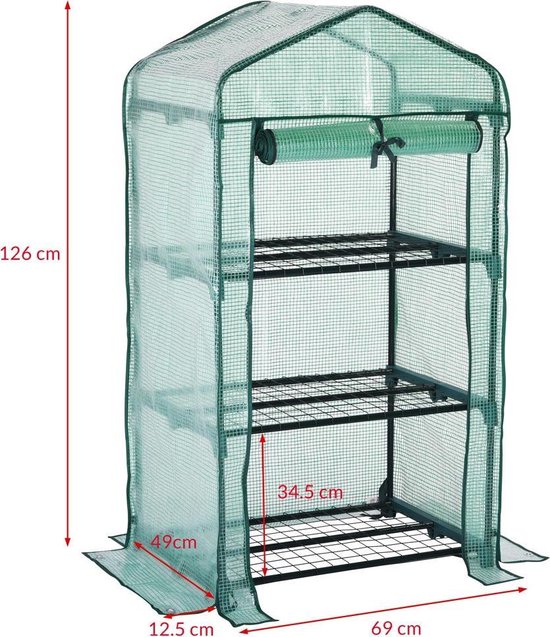 Gardebruk Foliekas - 0,38 m³ - 126x49x69cm