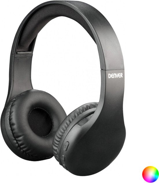 Denver Bluetooth Koptelefoon - Draadloze over-ear Koptelefoon met Belfunctie - BTH240 - Zwart