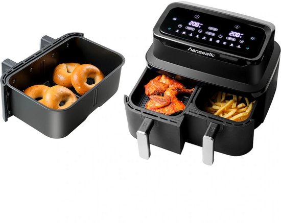Hanseatic HAF212600D Heteluchtfriteuse 2 in 1