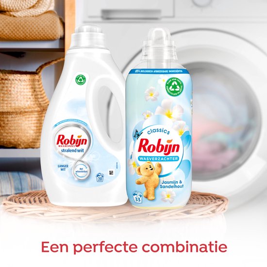 Robijn Stralend Wit Vloeibaar Wasmiddel 20 wasbeurten