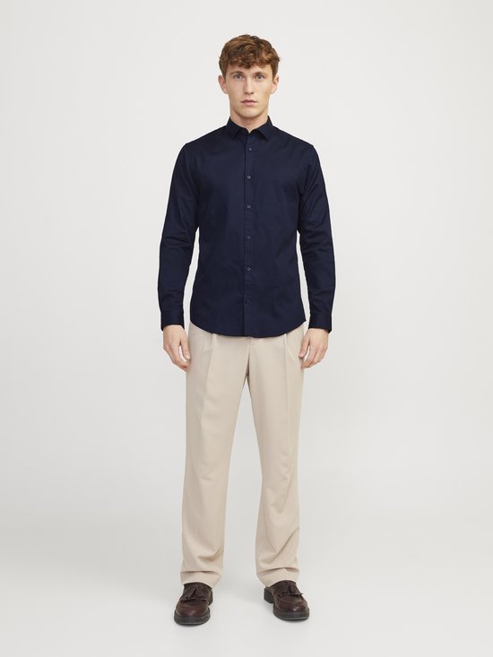 jack & jones Cardiff Shirt - Navy Blazer - Maat L - 12201905