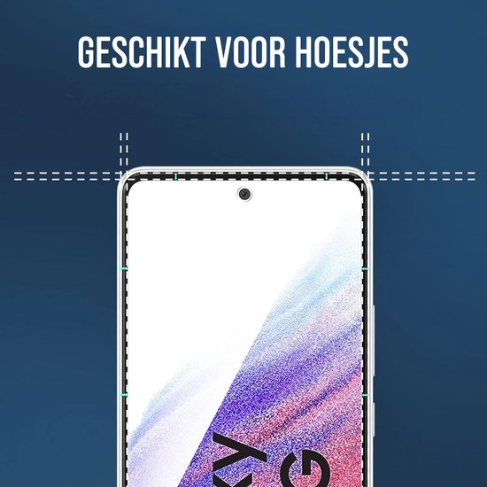 Podec Screenprotector geschikt voor Samsung Galaxy A53 - Gehard Beschermglas - Transparant en Krasbestendig - Tempered Glass Screen Cover - 3 Stuks