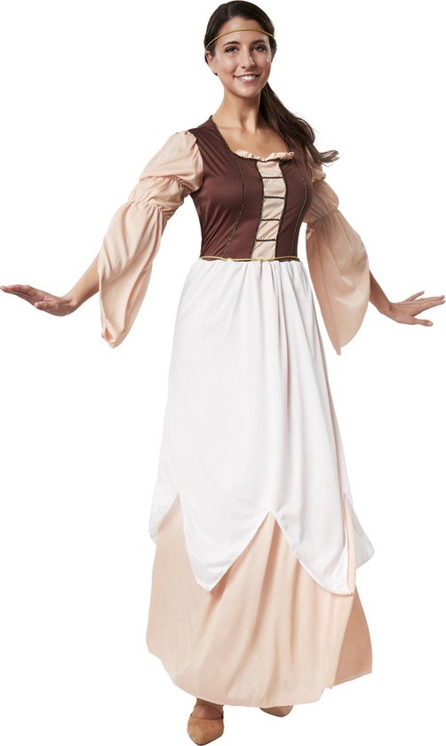 Dressforfun Mooie molenaarsdochter S - verkleedkleding kostuum halloween verkleden feestkleding carnavalskleding carnaval feestkledij partykleding - 302523