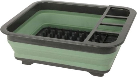 Diversen Afdruiprek Opvouwbaar 36.5x12x31 cm Groen/Grijs