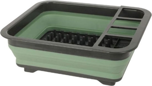 Diversen Afdruiprek Opvouwbaar 36.5x12x31 cm Groen/Grijs