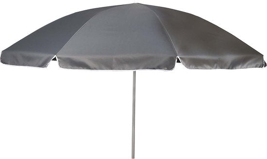 Bo-Camp - Parasol - Met knikarm - Ø 200 cm - Grijs