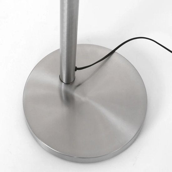 Vloerlamp Synna 1327ST – Draaibaar, dimbare LED booglamp van staal en glas, Modern design, Mexlite, met 5 lichtbronnen (4.5W) en snoer van 235 cm
