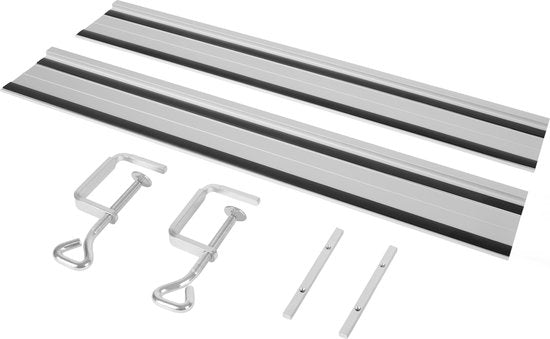 VONROC Geleiderail set voor mini cirkel- en invalzagen – 2x500mm (1000mm totaal) - 2 stuks – Voor S CS503AC