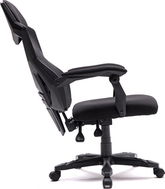 Bureaustoel Fresno - gamestoel - zwart