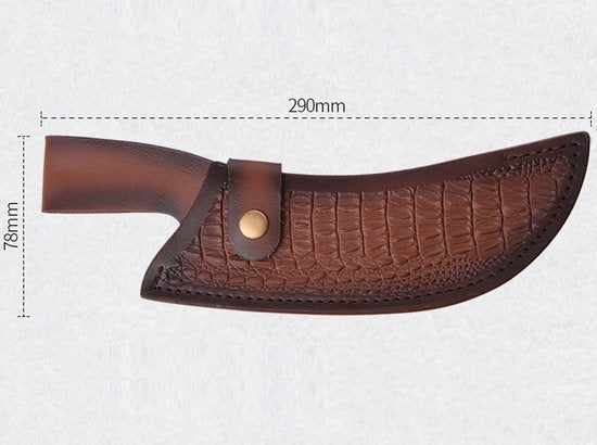 T&M Knives Koksmes Cover - Handgemaakt - Lederen Cover