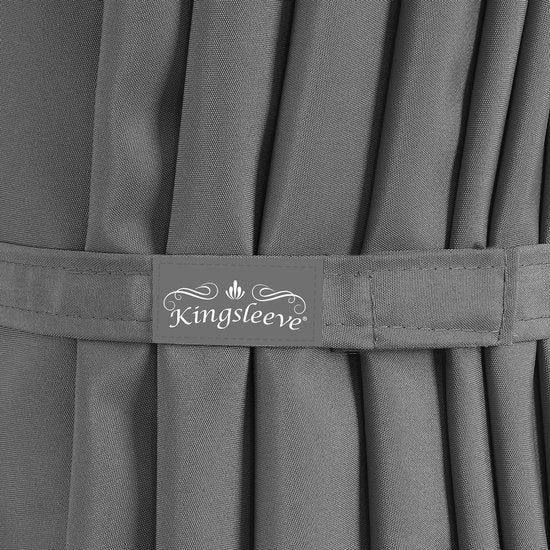Kingsleeve Parasol – UV-bescherming 80+ – Antraciet Ø 330cm