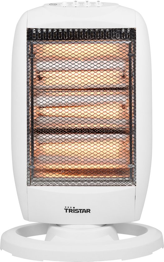 Tristar Straalkachel KA-5129 - Campingkachel - Halogeenverwarming - Warmtebereik 15 m² - 400W, 800W en 1200W