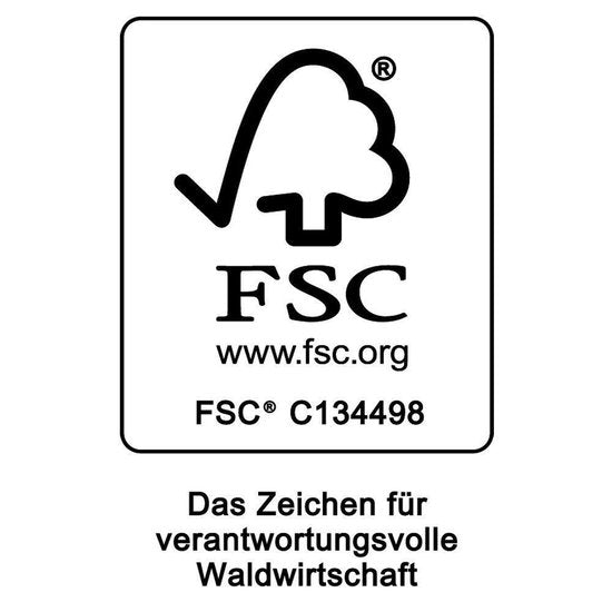 Casaria 2-zits Tuinbank - FSC® Gecertificeerd - 120x90x55 cm Bruin