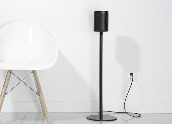 VVD Gaming Vloerstandaard - 25x25x72cm - Zwart - Aluminium - Kunststof