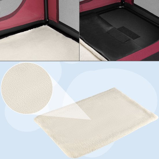 Cadoca Honden & Katten Reismand XL - 81x56x58cm - Donker Rood