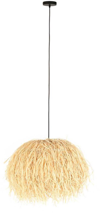 Anne Lighting - hanglamp - Grass - naturel - gras - Ø 53cm - E27 - 3819BE