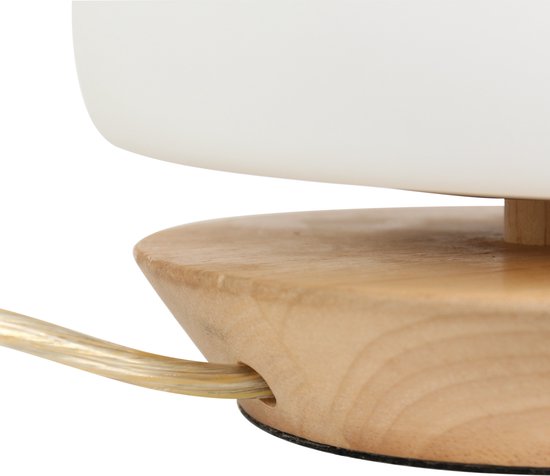 Steinhauer tafellamp Ancilla - naturel - glas - 17 cm - G9 fitting - 7932BE