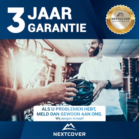 NEXTCOVER® Cijferslot Fietsslot - Het origineel - [SAFESECURE] Hoge veiligheid - Fietssloten met 5-cijferige cijfercode, cijferslot fiets staal - Fietsslot perfect voor e-bike - Kettingslot Rood