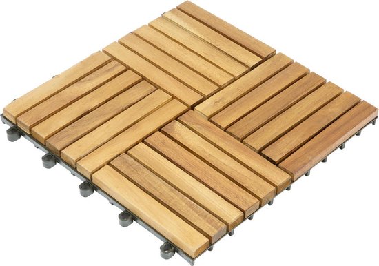 Deuba Houttegel Acacia Quattro Mozaïek FSC®-gecertificeerd Acaciahout 30x30 cm