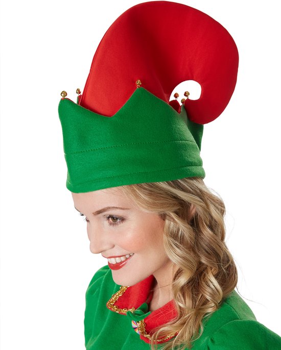 Dressforfun Vlijtige kerstelf M - verkleedkleding kostuum halloween verkleden feestkleding carnavalskleding carnaval feestkledij partykleding - 302759
