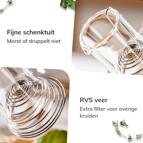 Deleca Glazen Theepot met Filter en Theelicht Warmhouder Set - Borosilicaat Glas - RVS Zeef - Kerst Cadeau - Voor Losse Thee / Theebloemen - 1.5L