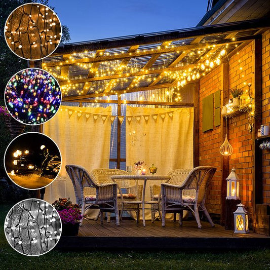 Monzana Lichtsnoer Kerst 600 LED'S - IP44 60m - Multi Kleur